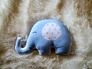 Elephant Decorative Pillow, Elephant Nursery Decor, Stuffed Elephant