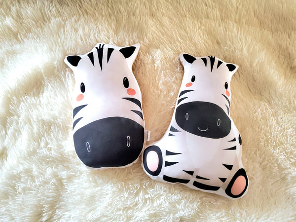 Zebra Nursery Pillow, Nursery Decor,  Animal Baby Room Decor,  Safari Decor