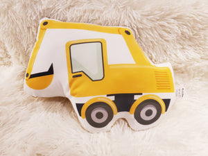 Construction Truck Decorative Pillow, Construction Theme Plush Toy, Boys Room Decor, Throw Pillows for Kids