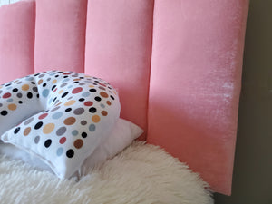 Upholstered Wall Panels, Velvet Headboad Cushions,  Protective Padded Wall Decor, Kids Wall Cushions