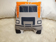 Load image into Gallery viewer, Semi Truck Throw Pillow, Kids Room Decor, Boys Room Decor
