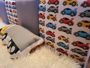 Custom Car Theme Kids Headboard Panels, Decorative Wall Cushion Panels, Kids Wall Protection, Kids Anti Collision Wall Cushions, Kids Wall Protection, Kids Wall Cushions