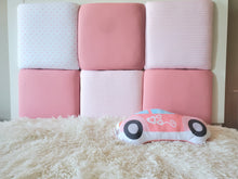 Load image into Gallery viewer, Childrens Padded Wall Panels, Headboard Panels, Upholstered Wall Panels, Mounted Wall Cushions,  Protective Padded Wall Decor, Kids Wall Cushions