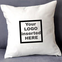 Load image into Gallery viewer, Custom Logo Pillow, Logo Personalized Cushion