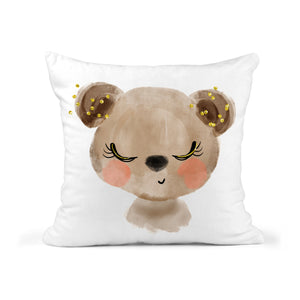 Baby Bear Nursery Kids Pillow Cushion Room Decor Includes Pillow Cover and Insert 16x16