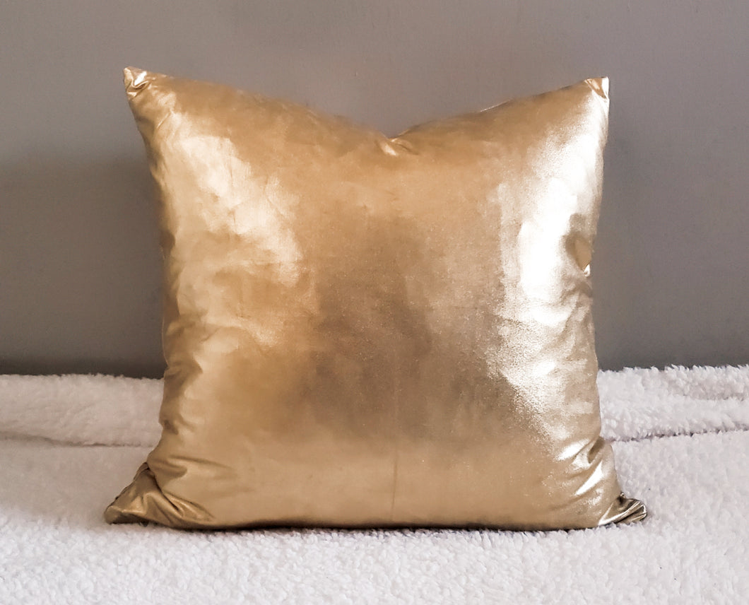 Gold Throw Pillow Decorative Pillow Covers Accent Cushion Sham Covers 18x18 RB & Co.