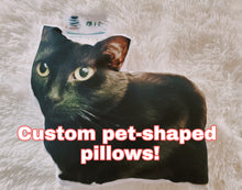 Load image into Gallery viewer, Custom Pet Pillow, Personalized Pet Cushion, Pet Memorial Gift, Stuffed Pet Cushion, Dog Cat Pillow