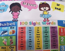 Load image into Gallery viewer, RB &amp; Co Learning Pillow Kindergarten Grade 1 Sight Words