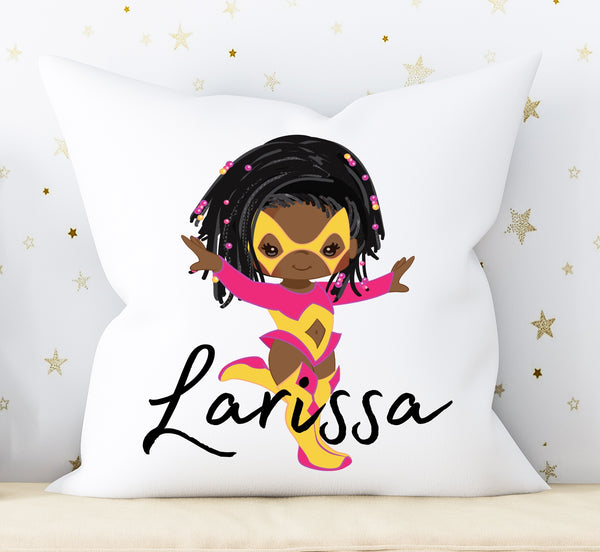 Personalized Superhero Kids Accent Pillow, Kids Custom Room Decor,  Personalized Gifts