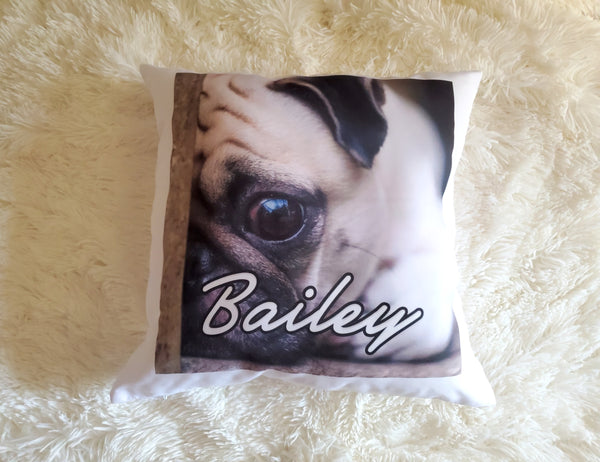 Custom Personalized Photo Pillow, Portrait Pillow, Create Your Own Pillow, Choose Your Photo18x18