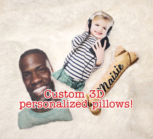 Load image into Gallery viewer, Custom 3D Personalized Pillow, Face Pillow, 3D Human Pillow
