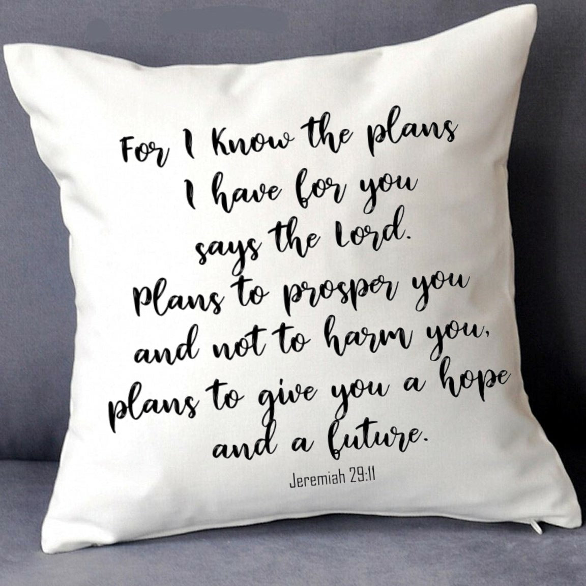 Plans To Prosper You {Cushion Cover} Plans To Prosper You {Cushion Cover}