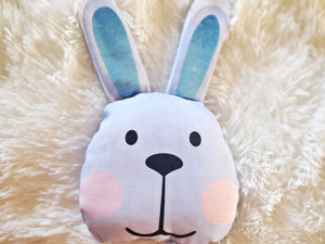 Bunny Rabbit Nursery Pillow, Nursery Decor,  Animal Baby Room Decor,  Bunny Animal Decor