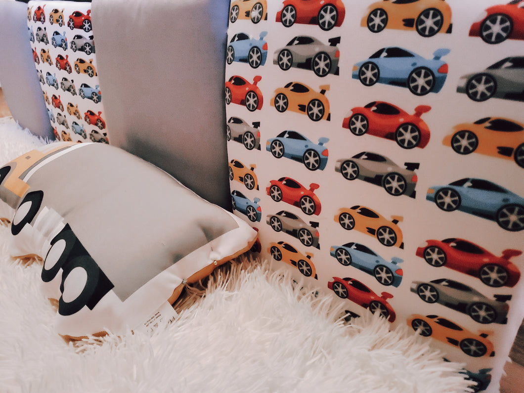 Custom Car Theme Kids Headboard Panels, Decorative Wall Cushion Panels, Kids Wall Protection, Kids Anti Collision Wall Cushions, Kids Wall Protection, Kids Wall Cushions
