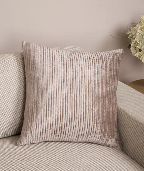 RB & Co. Blush Stripe Textured Decorative Accent Pillow 18x18