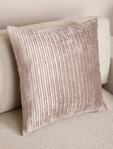 RB & Co. Blush Stripe Textured Decorative Accent Pillow 18x18
