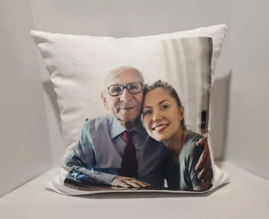 Personalized Photo Pillow, Custom Photo Pillow Cushion, INCLUDES 18x18 INSERT + COVER