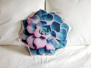 Succulent Plant Accent Pillow, 3d Succulent Shaped Cushion, Succulent Gift, Plant Gift, Pillow Gift