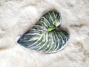 Philodendron Leaf Shaped Pillow, Leaf Decor, Plant Pillow, Plant Gift, Nature Lover Pillow Gift