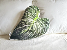 Load image into Gallery viewer, Philodendron Leaf Shaped Pillow, Leaf Decor, Plant Pillow, Plant Gift, Nature Lover Pillow Gift