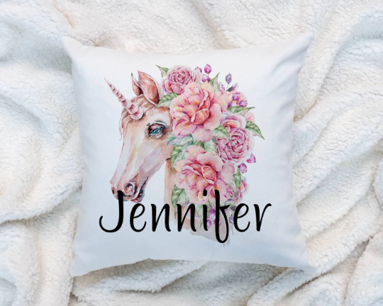 Unicorn hotsell pillow personalized