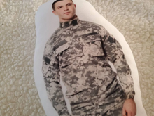 Load image into Gallery viewer, Custom 3D Deployment Pillow, 3D Military, Navy, Army, Marines Deployment Cushion Gift, Deployment Keepsake Doll