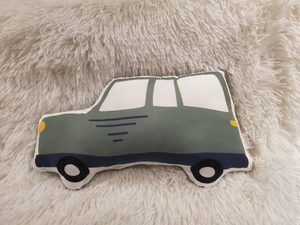 Vintage Car Throw Pillow, Car Nursery Decor, Kids Car Plush Toy, Car Room Decor