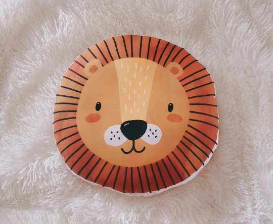 Lion Nursery Pillow, Jungle Nursery Decor, Animal Baby Room Decor, Lion Decor